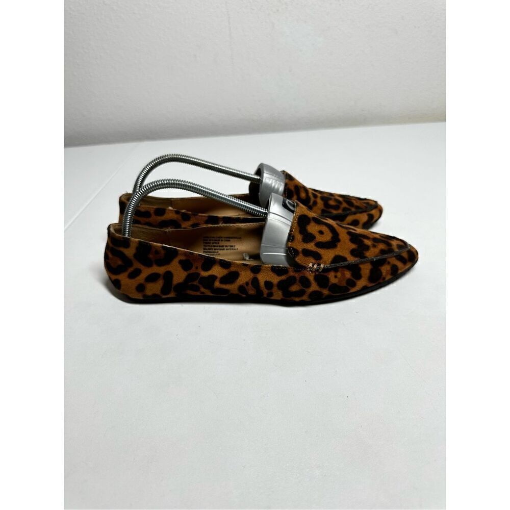 Falls Creek Leopard Print Flat Loafers Women’s Size 8,5